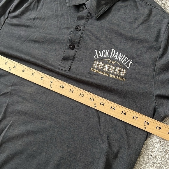 Travis Mathew Jack Daniel’s Men’s Pima Cotton Blend Golf Polo Shirt Size Medium - Picture 8 of 9